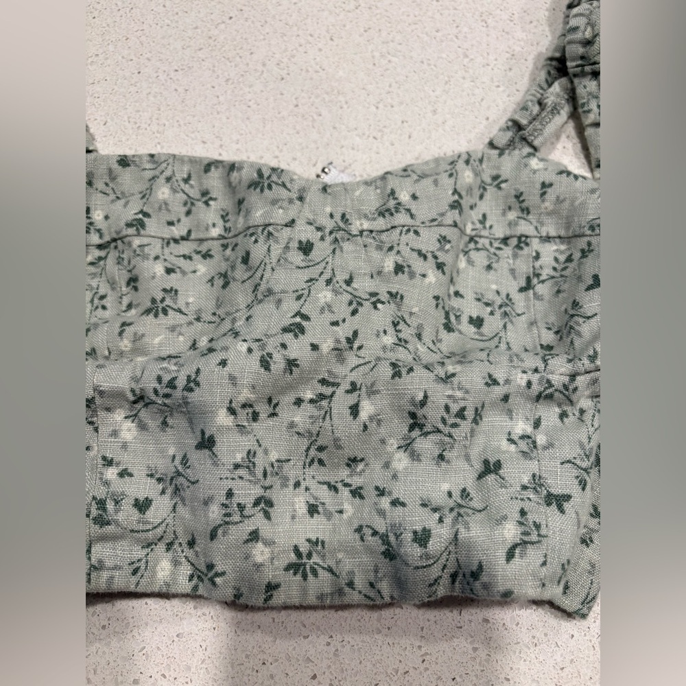 Reformation Clyde Linen Tank, 100% Linen, Size 0 - Picture 7 of 8